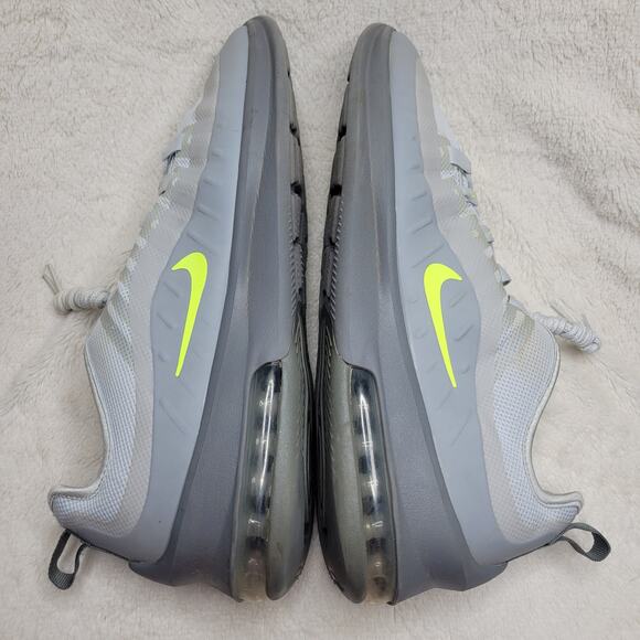NIKE Air Max AXIS Pure Platinum Grey/Neon-Volt/Cool Grey AA2146-010✨️Mens 13 - Picture 4 of 13